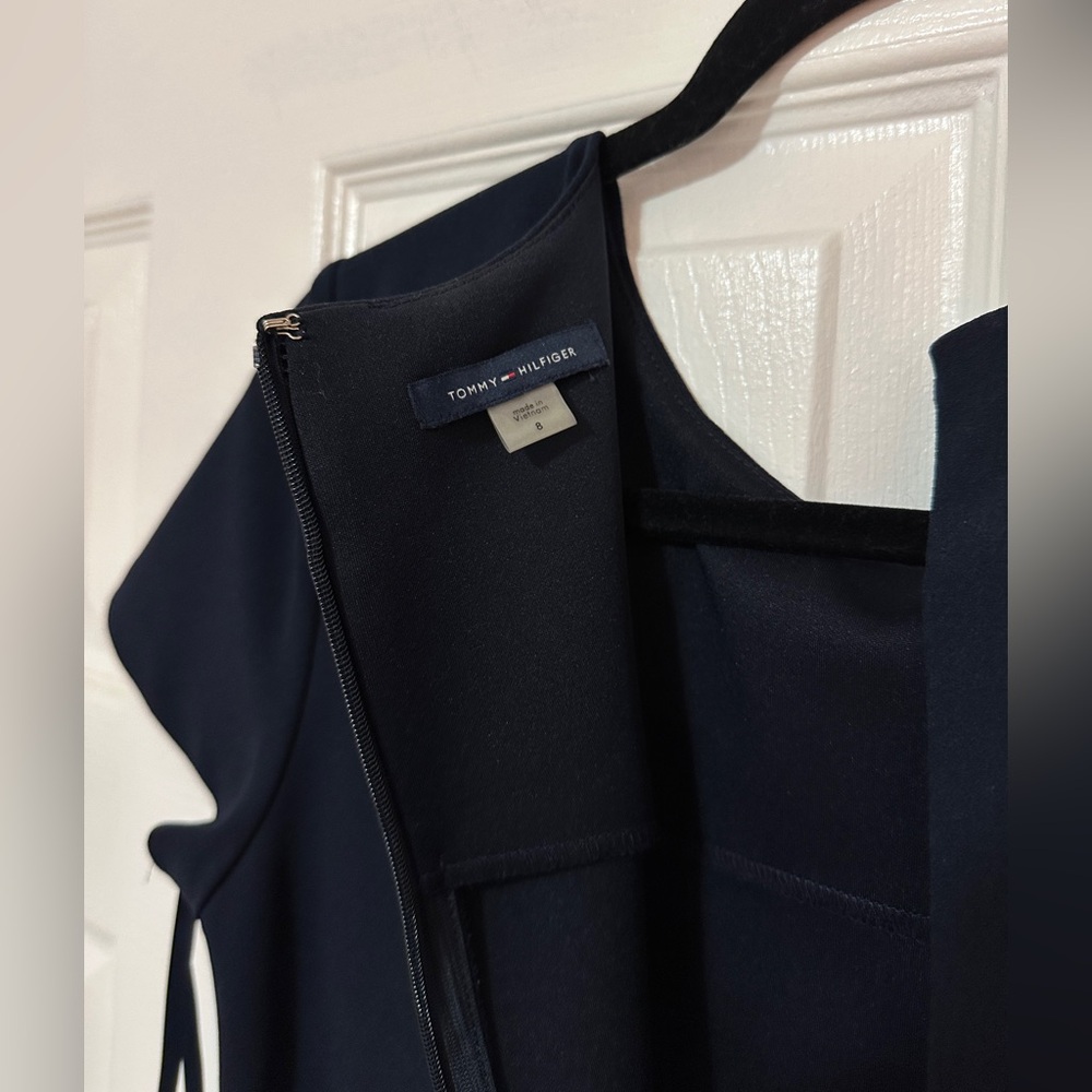 Tommy Hilfiger Navy/Indigo Sleeveless Mini Sheath Dress Size 8 - Picture 8 of 8